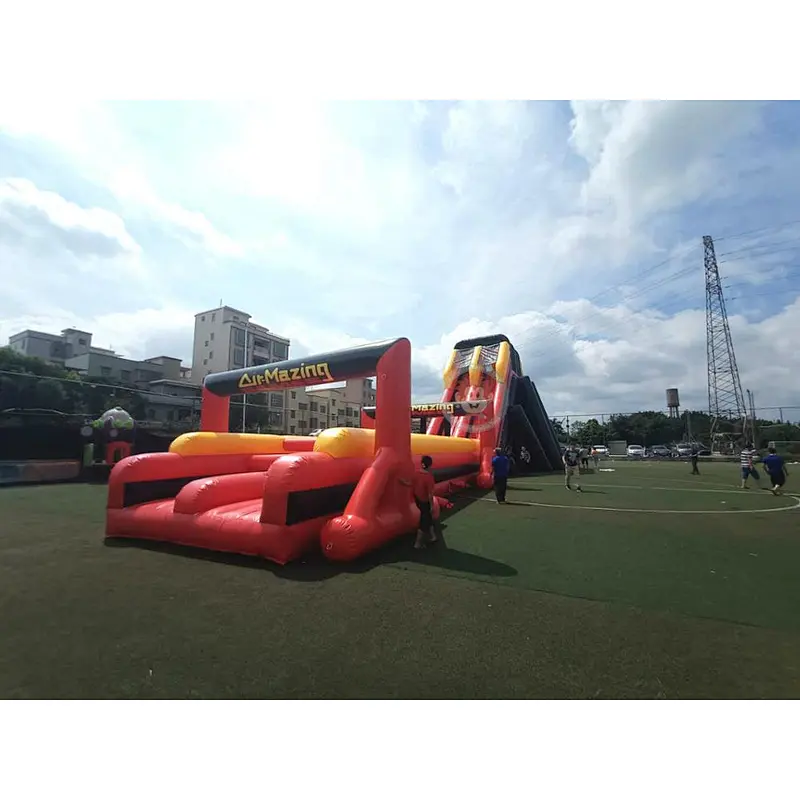 Hot sale grade commercial giant large bouncer water/dry  inflatable slide for adult