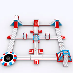 Asia adult commercial inflatable floating games water park for sale