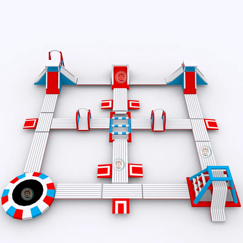 Asia adult commercial inflatable floating games water park for sale