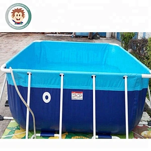 Large Size Metal Frame Inground Floating Boat Kids Pvc Above Ground Plastic Adult Equipment Outdoor Inflatable Swimming Pool