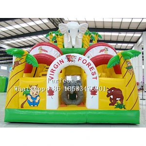 China factory selling inflatable castel inflatable trampoline for children