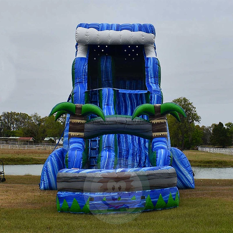 High Quality Tradition Model Bouncy  Castle And Water Slide  For Sale