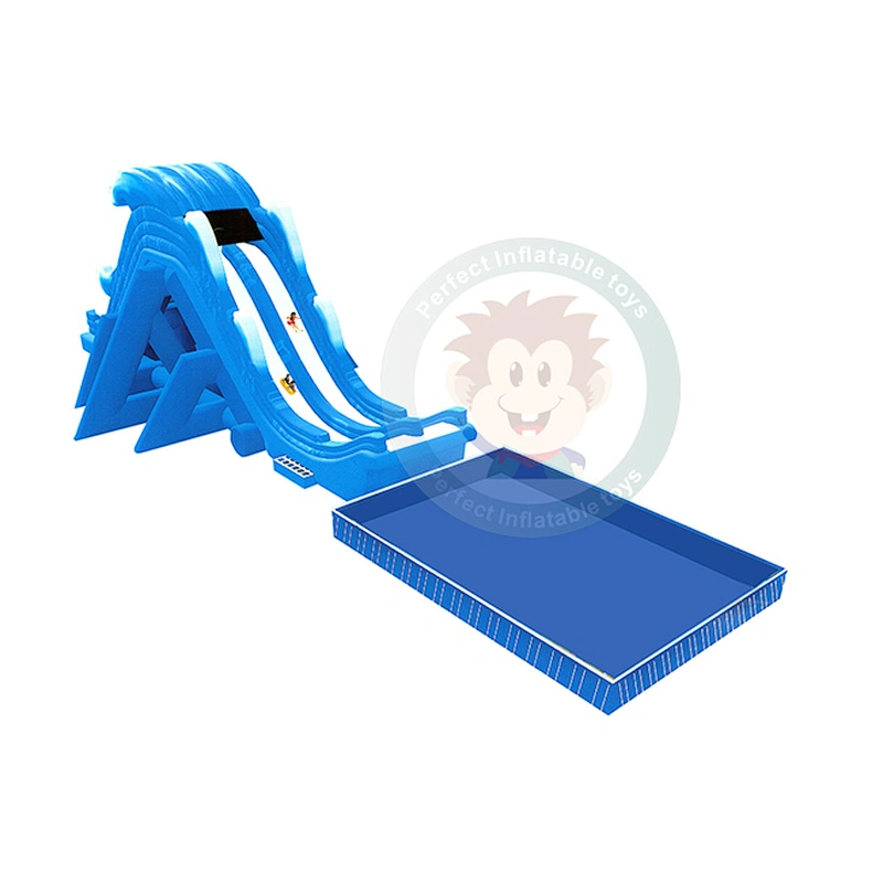 2019 Summer Popular Inflatable PlayGround Slides With Swimming Pool