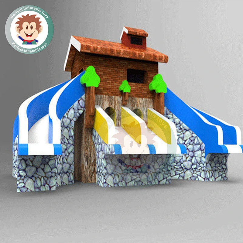 China Specializes In Manufacturing Giant Inflatable Pool Slide For Sale