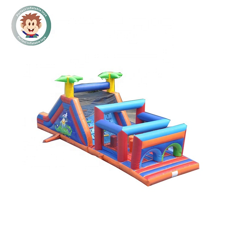 Perfect Inflatable Toys Outdoor Cartoon Boot Camp Wipeout Inflatable Obstacle Course