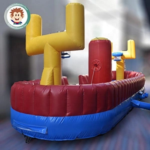 Perfect Inflatable Toys Outdoor Basketball Bungee Run Sport Games Inflatable Interactive Game