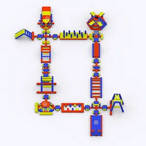 Commercial giant amusement  inflatable floating water park for sale