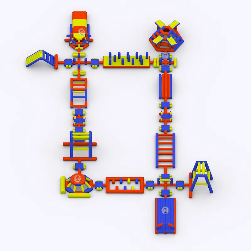 Commercial giant amusement  inflatable floating water park for sale