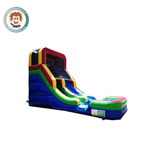 Perfect Inflatable Toys Manufacturer Outdoor 0.55mm PVC Commerical Inflatable Pool Slide