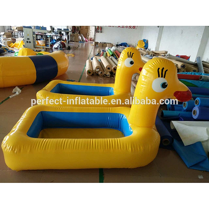 adult inflatable water toys giant swimming pool float inflatable duck boat