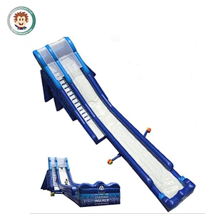 Giant inflatable amusement park inflatable slide combo inflatable water slide with pool for sale for adults and kids