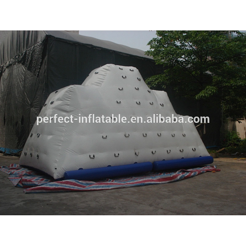 Inflatable floating water Iceberg Inflatable Water Rock Climbing wall adult climbing wall