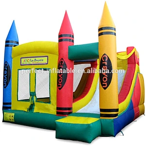 Top quality inflatable bounce with slide for party for kids and adult inflatable bounce house
