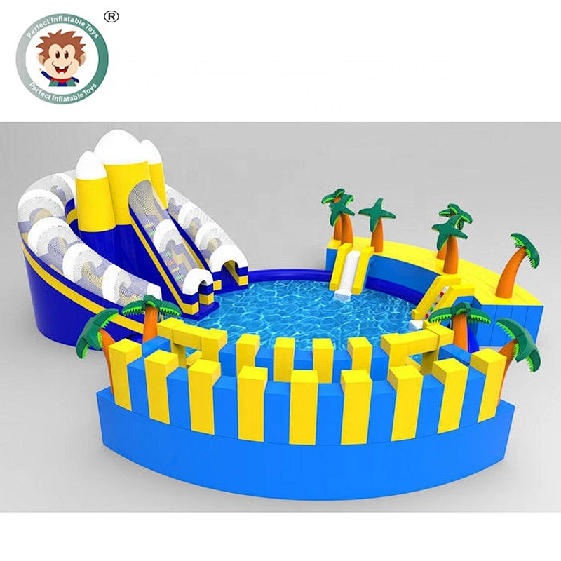 Perfect Inflatable Toys Cheap Price Amazing Amusement Park Used Inflatable Water Slide For Sale