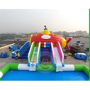 2019 Low Price Hot Popular Inflatable Water Slide For Swimming Pool