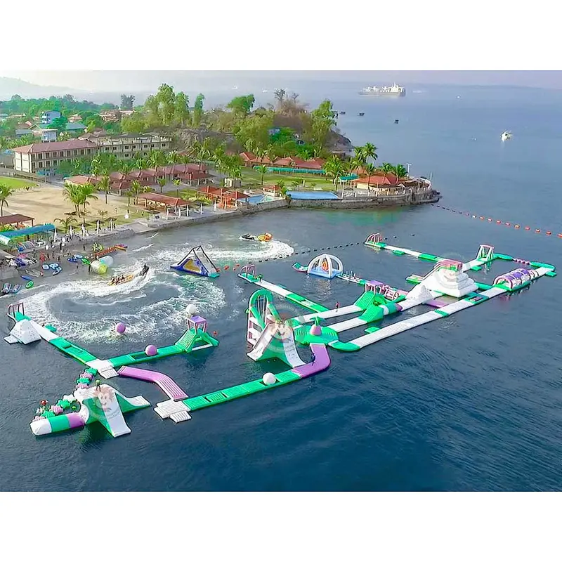 Perfect Toys Hot sale Customized Size Inflatable Water Park Water Games Equipment For Fun