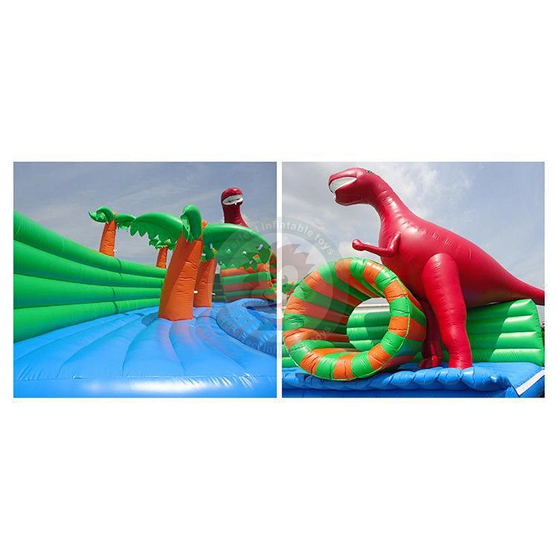 Outdoor Commercial Perfect Giant Inflatable Pool Slide For Adults