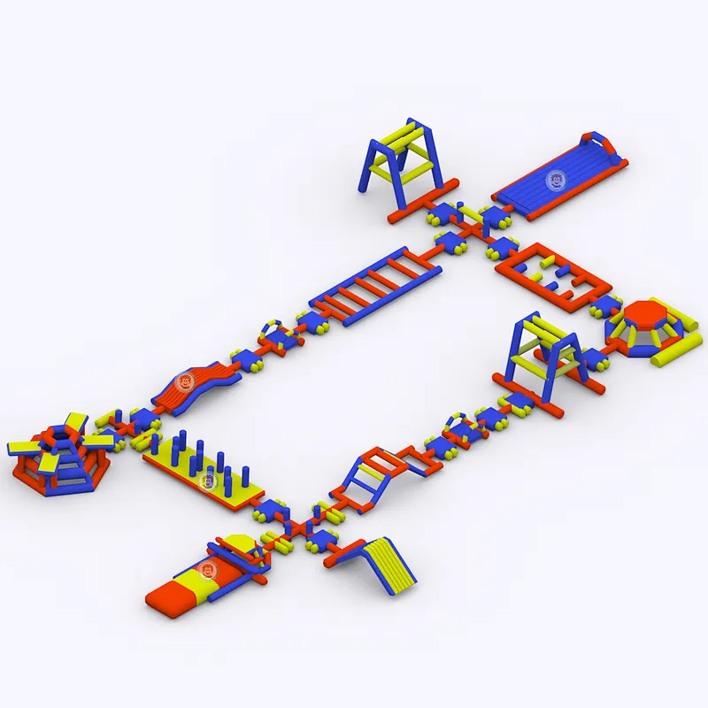 Commercial giant amusement  inflatable floating water park for sale