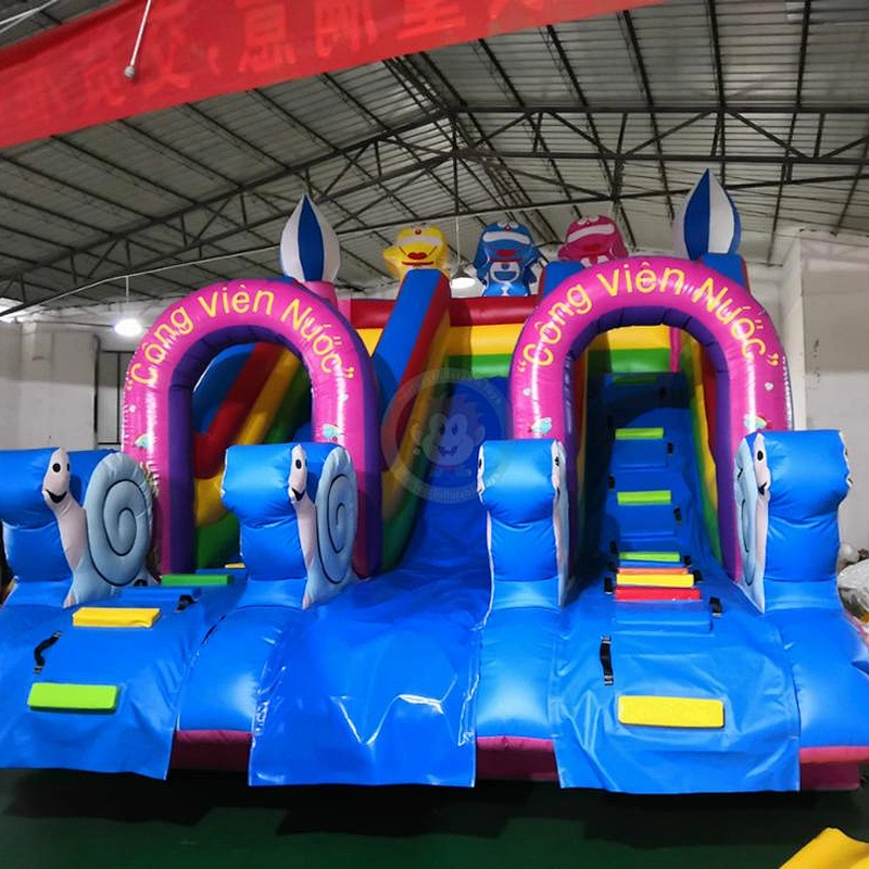 Used Southeast Asia country commercial inflatable water slide for kids