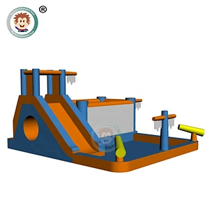 China Pleasure Inflatable Child Swimming Pool With Slide For Sale