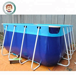 Large Size Metal Frame Inground Floating Boat Kids Pvc Above Ground Plastic Adult Equipment Outdoor Inflatable Swimming Pool