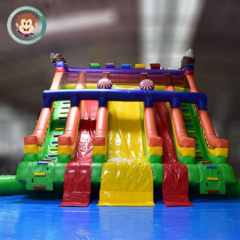Perfect Inflatable Toys Cheap Candy Amusement Park Equipment Inflatable Water Slide For Kids And Adults