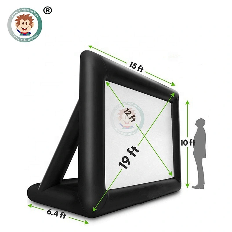Custom Outdoor Factory Price Portable Commercial Projection Movie Screen Inflatable Screen