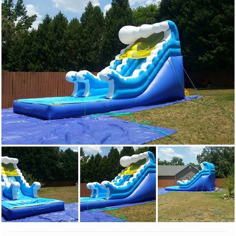 Kids inflatable water slide with pool for rental