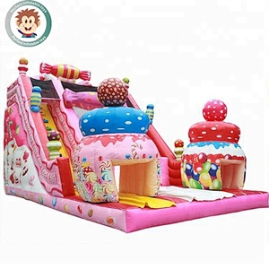 Hot sale 0.55mm PVC Outdoor KIds Size jumping bounce slide Park Equipment Inflatable Water Slide