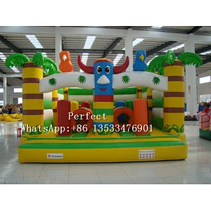 China factory selling inflatable castel inflatable trampoline for children