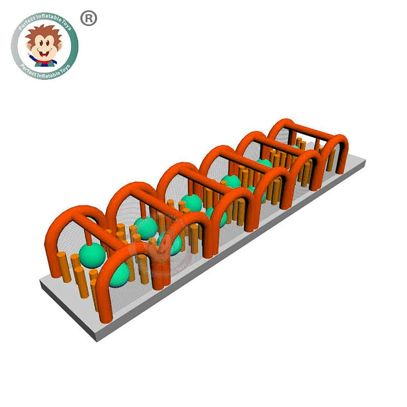 China Supplier Insane 5K The Beast inflatable Sport Game Commercial Adult Obstacle Course Tunnel For Sale