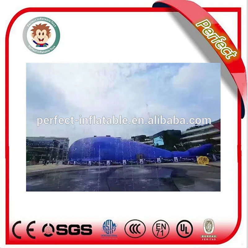 2017 new design cheap used whale inflatable party tent for sale