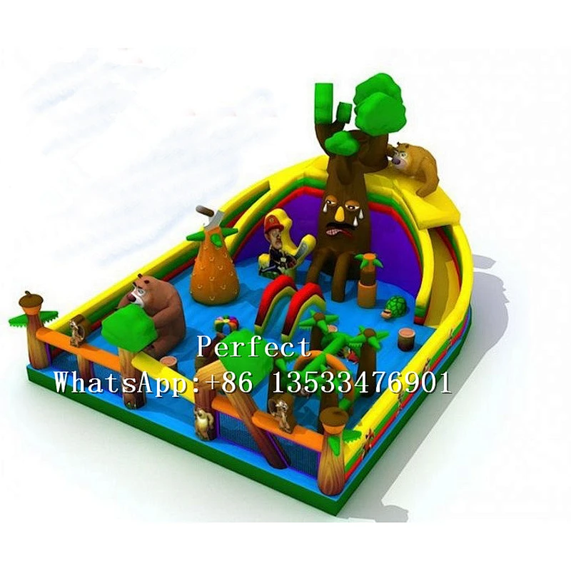 China factory selling inflatable castel inflatable trampoline for children