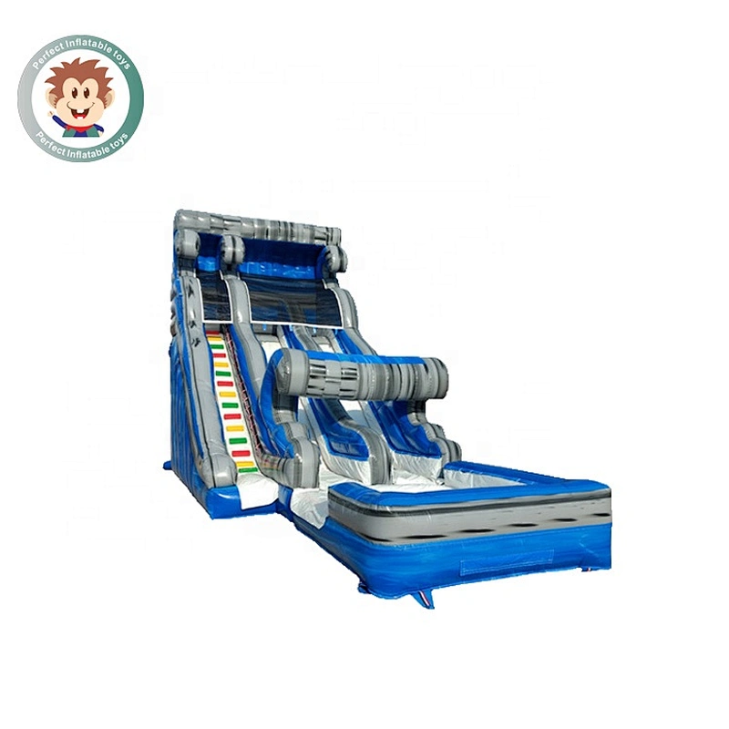 Perfect Inflatable Toys Kids Manufacturer Outdoor 0.55mm PVC Commerical Water Slide Inflatable