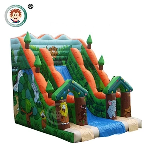 2019 New Design Kids Commerical 0.55mm PVC  Inflatable Slides For Sale