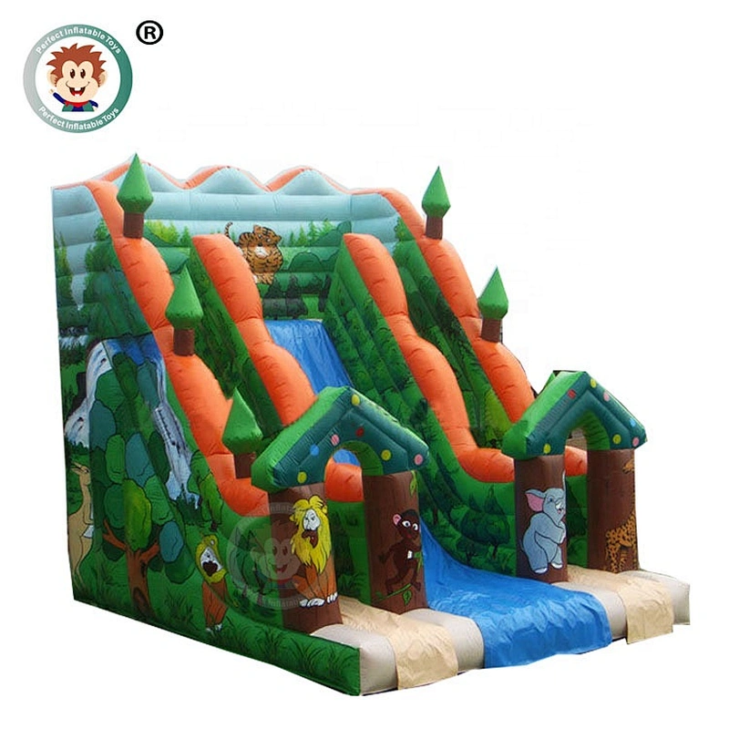 2019 New Design Kids Commerical 0.55mm PVC  Inflatable Slides For Sale