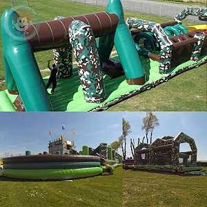 Giant Adult 5k Commercial Boot Camp Cheap Beast Insane Sport Game China Wholesale Suppliers Factory Inflatable Obstacle Course