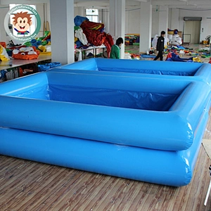 giant commercial portable outdoor adult inflatable swimming pool 0.9mm pvc above ground backyard kids water swim pool