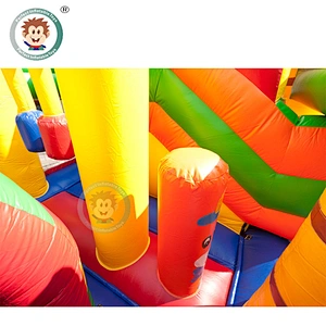 Perfect Inflatable Toys Cartoon Kids Combo Bounce House Castle Inflatable Bouncy Slide