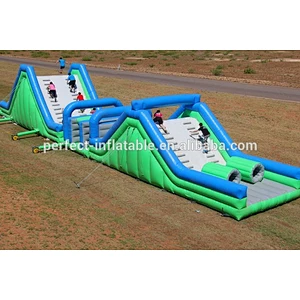 Hot sale outdoor kids and adults inflatable paintball obstacle course inflatable