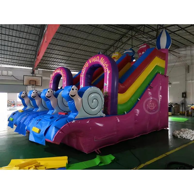 Used Southeast Asia country commercial inflatable water slide for kids