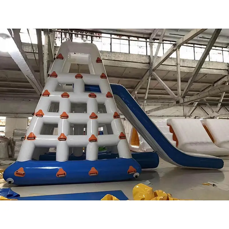 Best supplier floating water slide sport game inflatable water park price