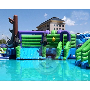 Factory Price High Quality  Inflatable Swimming Pool With  Slide For Sale