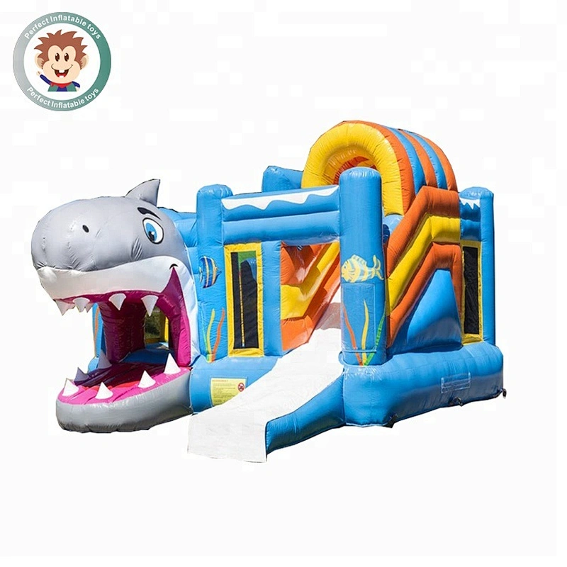 High quality perfect inflatable products inflatable shark bounce shark bounce house inflatable for rental