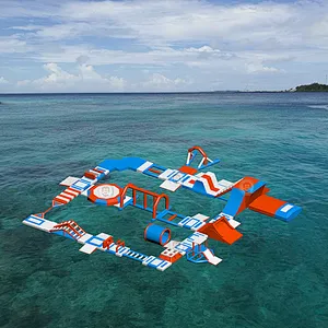Perfect Toys 0.9mm PVC Portable Inflatable Water Park Giant Water Amusement Park for sale