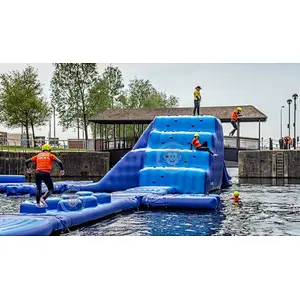 Commercial giant inflatable sea floating games inflatable water park for adult