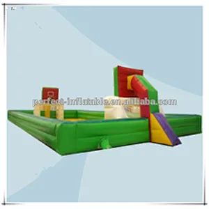 New arrival plastic basket hoop inflatable sports arena