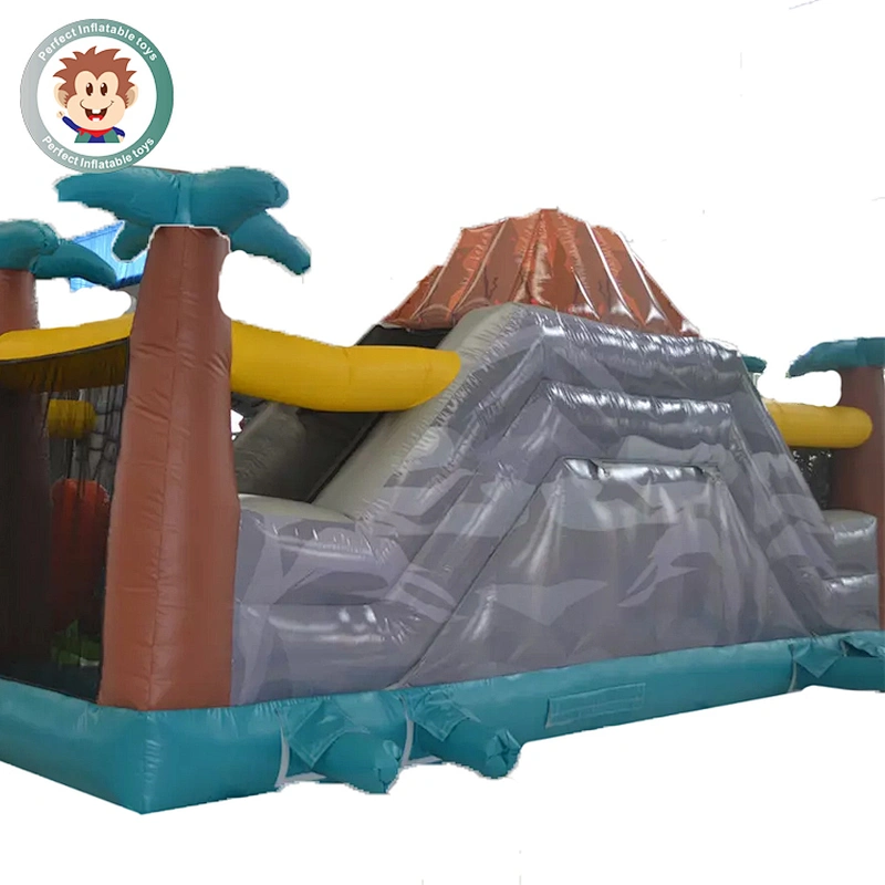 Hot Sale 0.55mm PVC Inflatable Jumping Bounce House Inflatable Castle Fun City For Kids