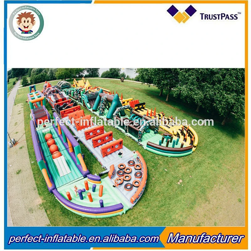 Used commercial inflatable 5K inflatable 5K obstacle course for adults