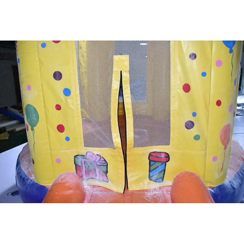 Lovely style inflatable cake bounce house for kids party/event